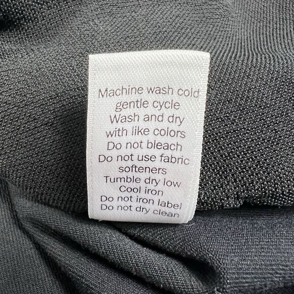 Athleta Yama Blazer Wrap Jacket Women's Small Black Snap Closure Zip Pockets - Picture 11 of 12